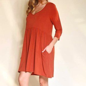 Bamboo Baby Doll Dress NWT